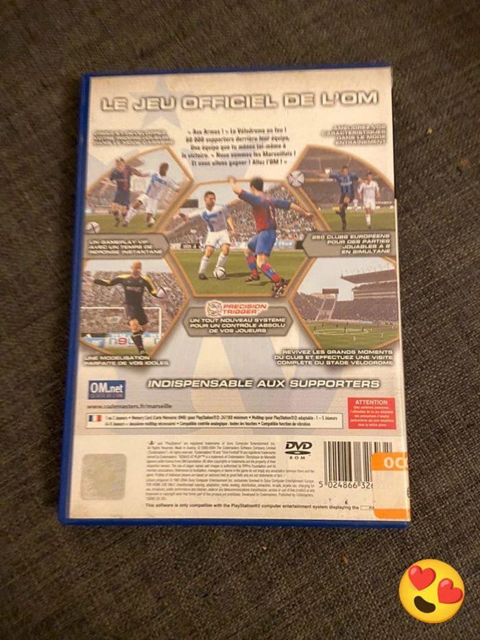 🧩 Jeux PS2 OM  club football 2005 bon état / Olympique de Marseille 🧩 - photo numéro 3