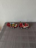 Voiture remorque motos tout terrain playmobil