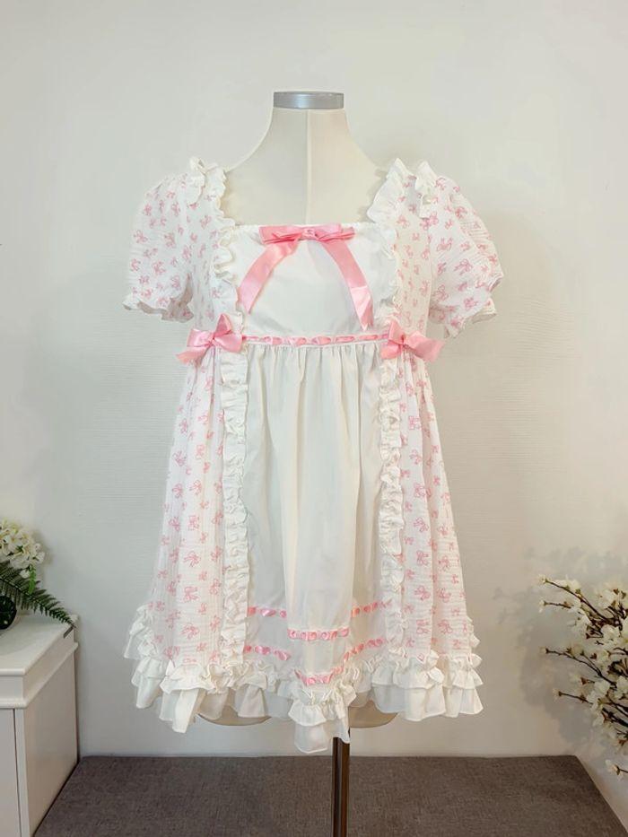 Dress Robe Pyjamas Lolita Cute Kawaii Princess Barbie Pink - photo numéro 2