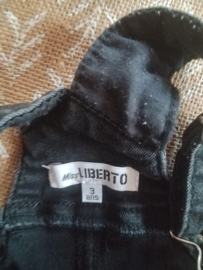 Robe noir Liberto type salopette - photo numéro 4