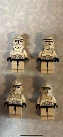 Lego Star Wars Clone Trooper Phase 2 7655 Lot de 4