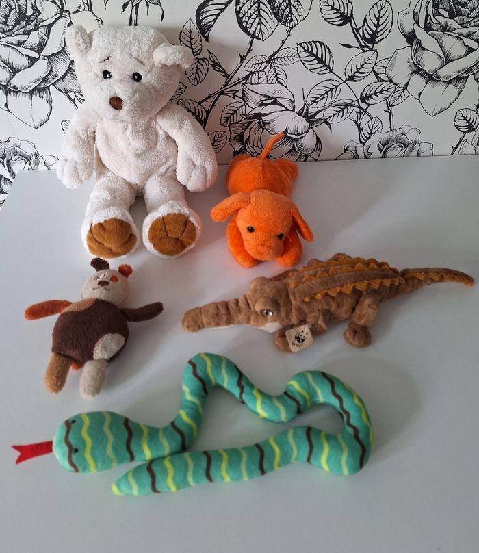 Lot de 5 peluches