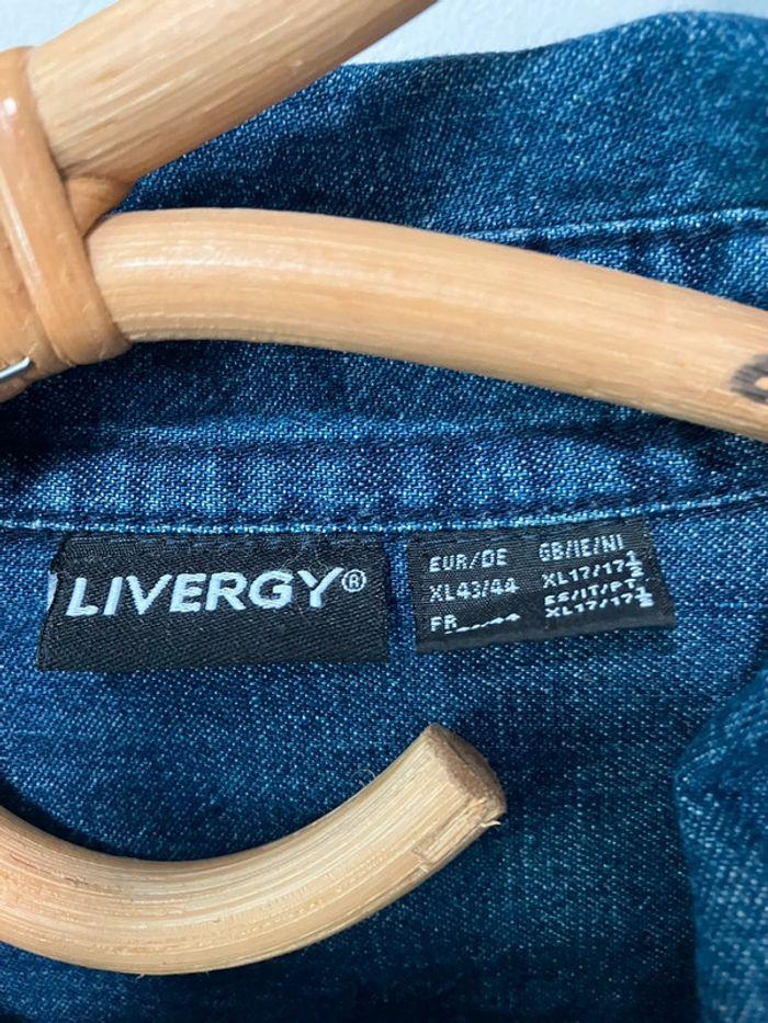 Veste en jeans XL effet délavée - photo numéro 2