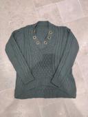 Pull col v made in Italy laine