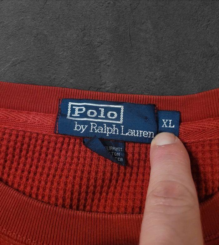 Sweat POLO Ralph Lauren Rouge Taille Xl Logo Brodé - photo numéro 5