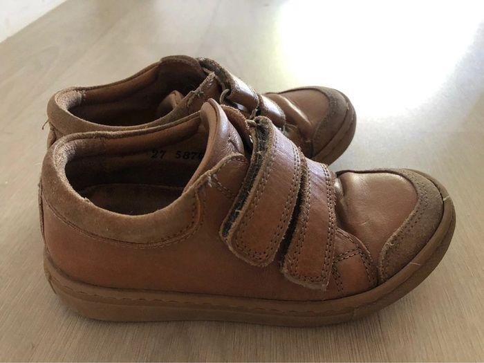 Chaussures cuir taille 27 petit nord - photo numéro 2