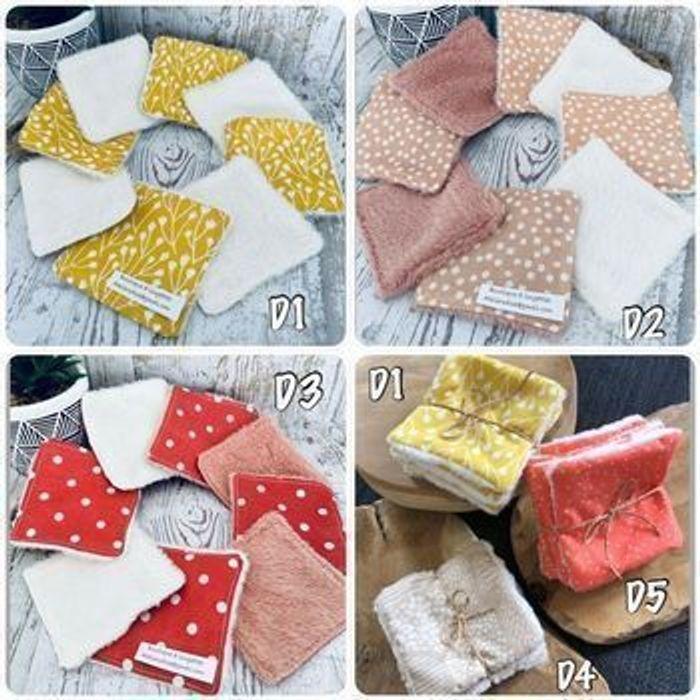 Lingettes lavable et réutilisable lot de 8 - photo numéro 1