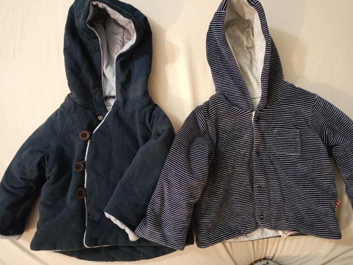 A vendre deux vestes d'hiver bébé garçon - photo numéro 1