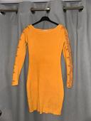 robe pull hiver TU orange