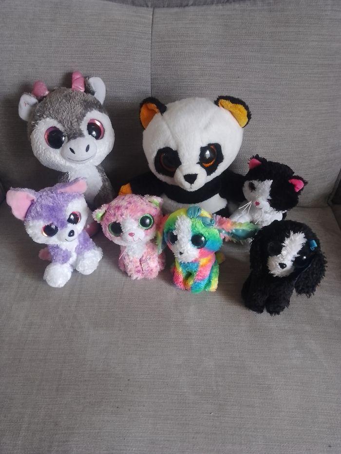 Lot de 7 peluche