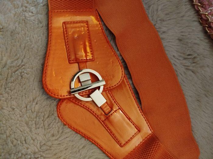 Ceinture Orange élastique Fashion - photo numéro 5