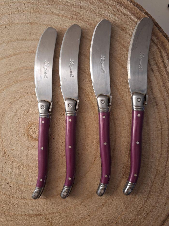 Lot de 4 couteaux tartinable Laguiole - photo numéro 2