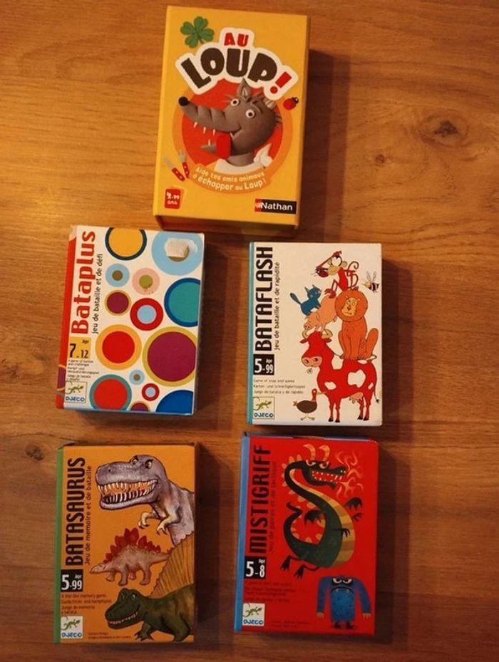 Lot de 5 jeux de cartes - photo numéro 1