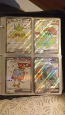 Lots de 4 cartes Pokémon