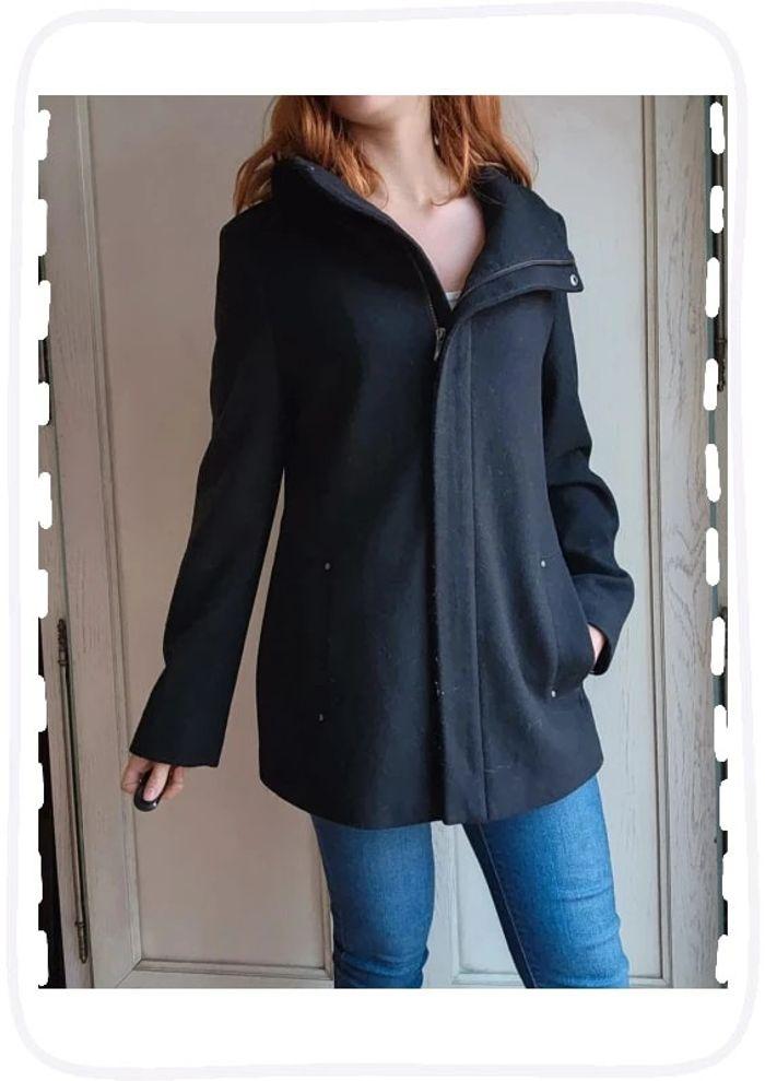 Manteau noir en laine Esprit - photo numéro 2