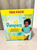 Un TRIO pack Pampers premium 6