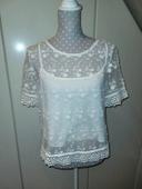 Haut blouse dentelle neuve