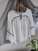 Blouse fluide blanc crème • 38 • Morgan