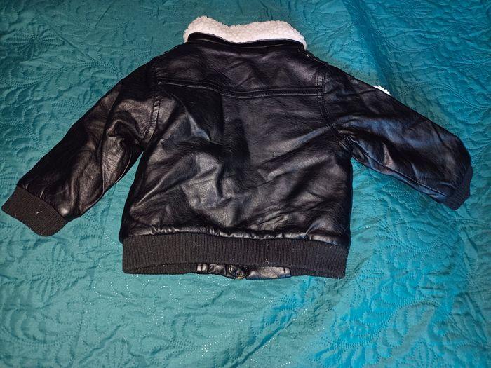 Blouson garçon cuir 12mois - photo numéro 5