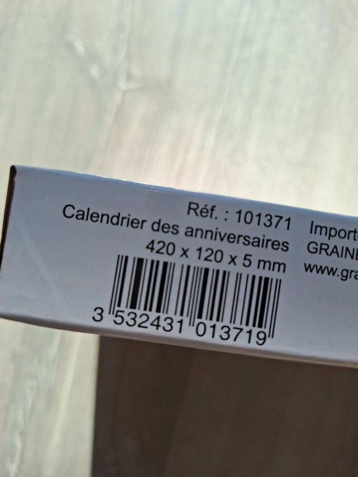 Calendrier des anniversaires - neuf - photo numéro 7