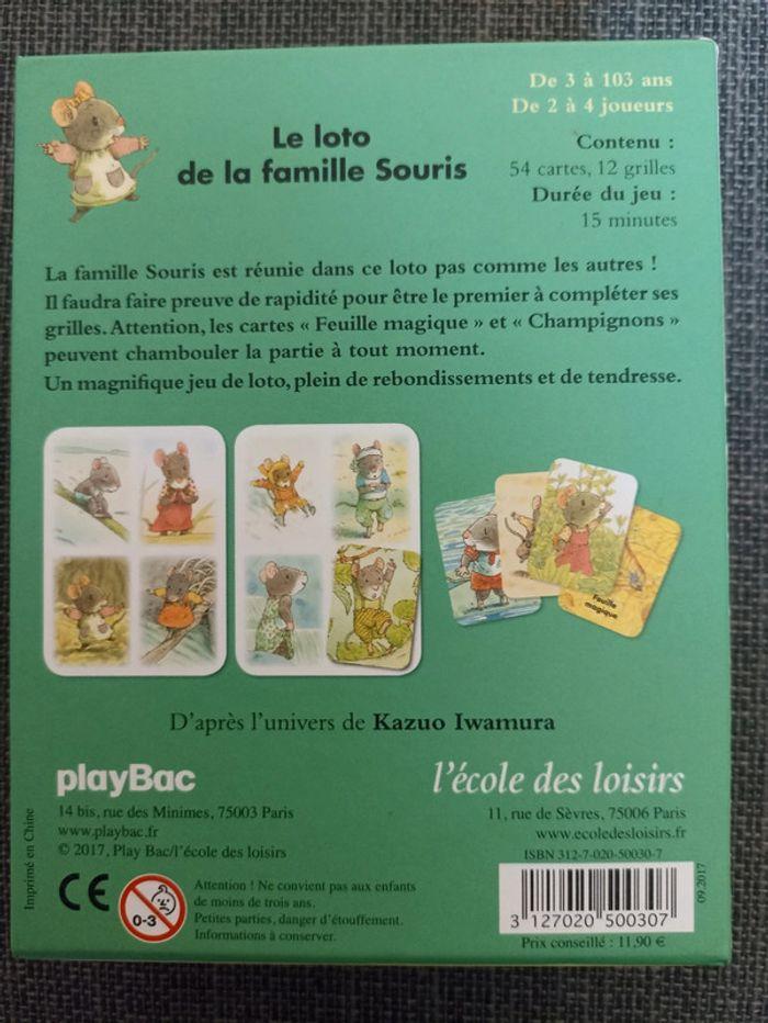 Loto de la famille Souris, École des loisirs Neuf - photo numéro 2