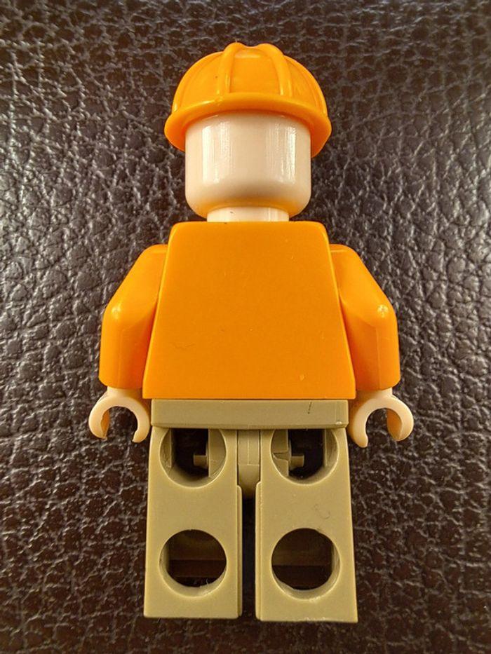 Figurine Lego compatible Ouvrier - photo numéro 4