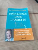 Livre l'indulgence dans l'assiette