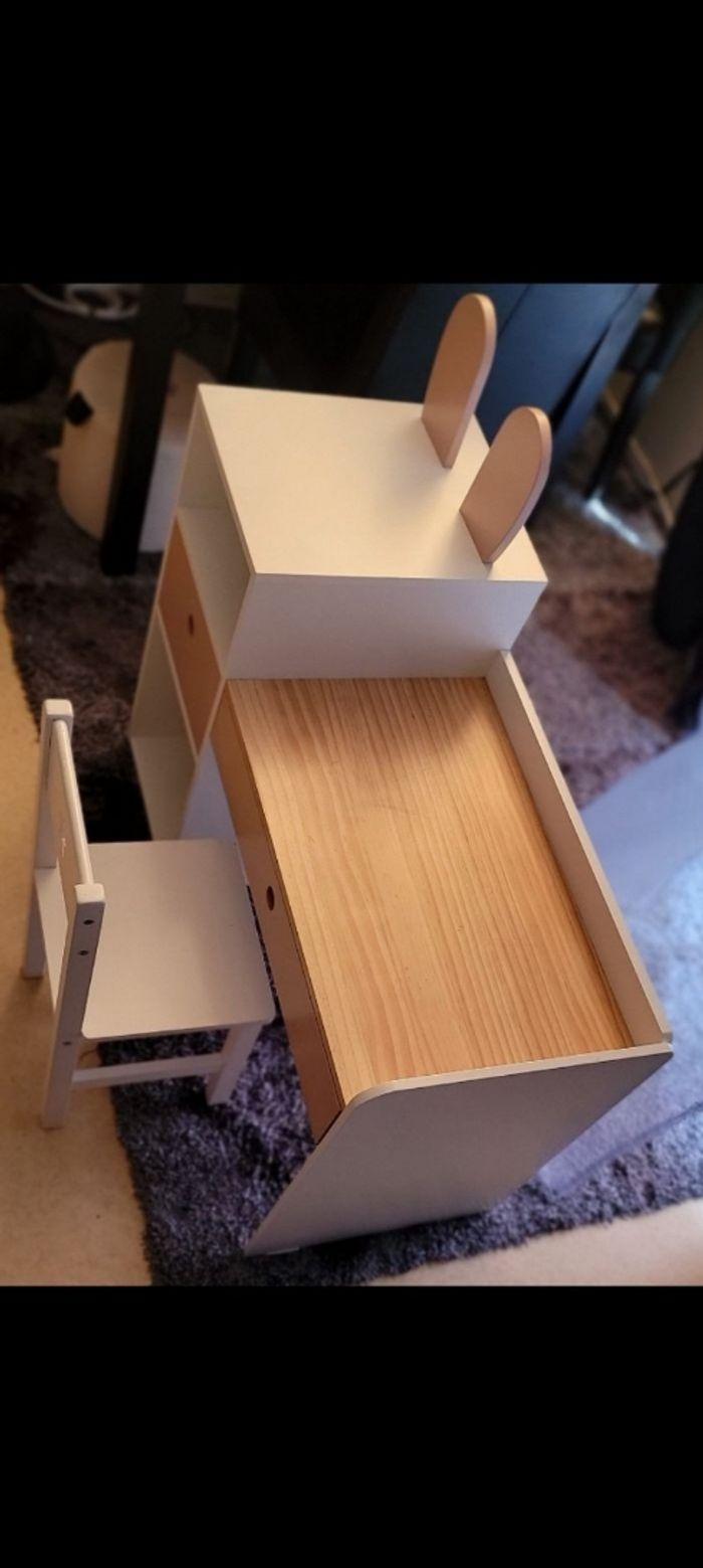 Bureau + chaise Enfant Verbaudet Bon État - photo numéro 3