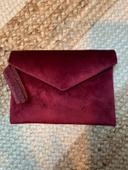 Pochette cérémonie velours bordeaux Mac x my little box