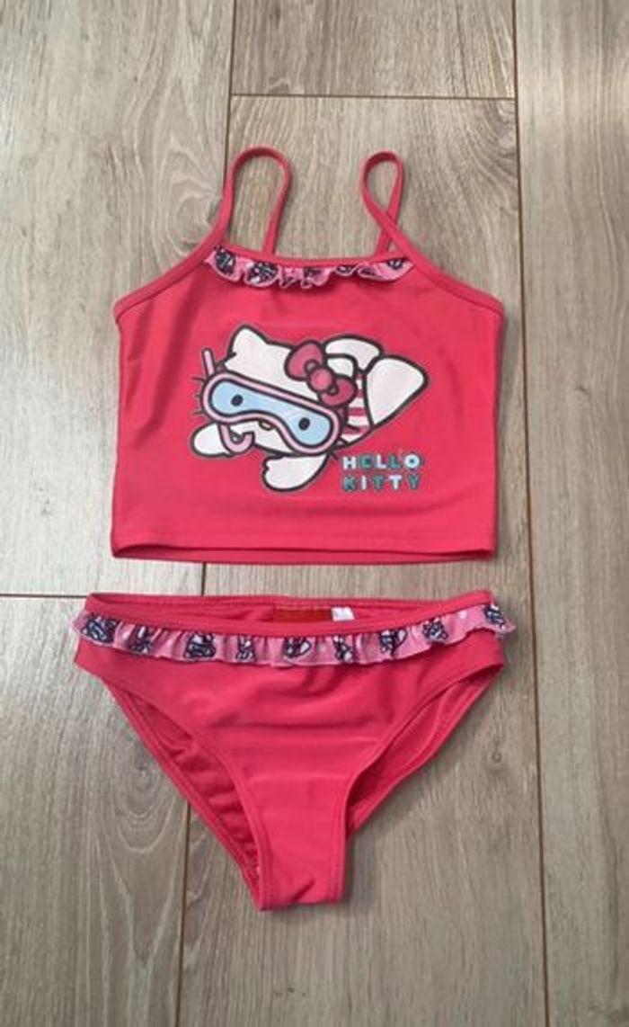 Maillot de bain hello kitty 5/6 ans - photo numéro 1