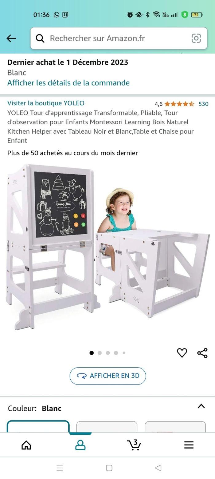 Tour d'observation pliable tranformable en bureau - photo numéro 1