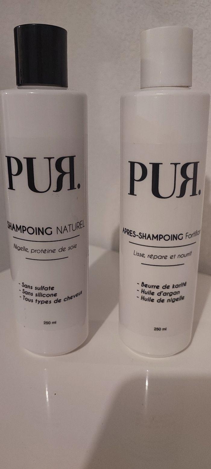 Pack shampooing/après shampooing Nigelle et protéine de soie PUR - photo numéro 2