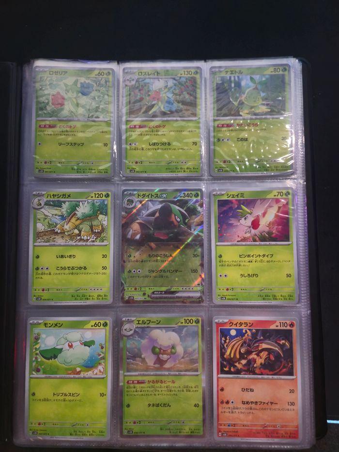 Pokémon JAP Full Set De Base Sv5K Wild Force + 5 AR + Wugtrio EX + Portfolio - photo numéro 2