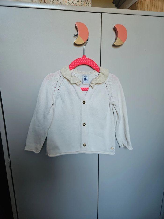 Gilet bébé fille petit bateau - photo numéro 1