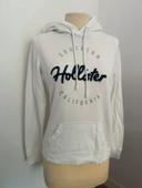 Sweat-shirt à capuche femme blanc Hollister argenté marine