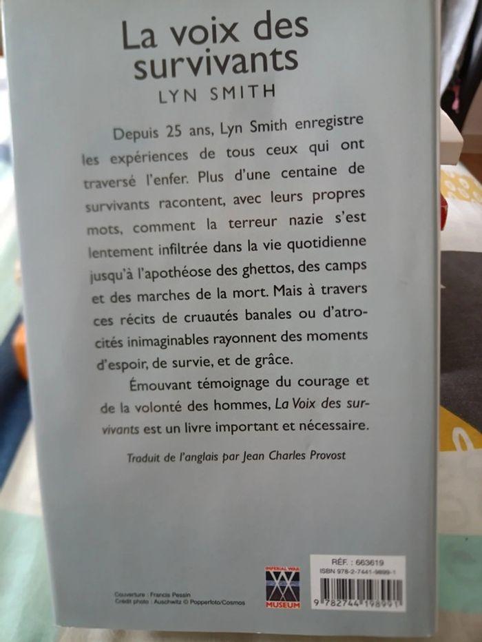 Livre la voix des survivants Lyn Smith - photo numéro 2