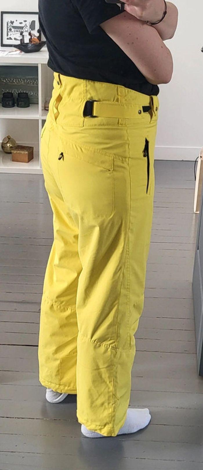 Pantalon de ski jaune Degré 7 taille 42 - photo numéro 14