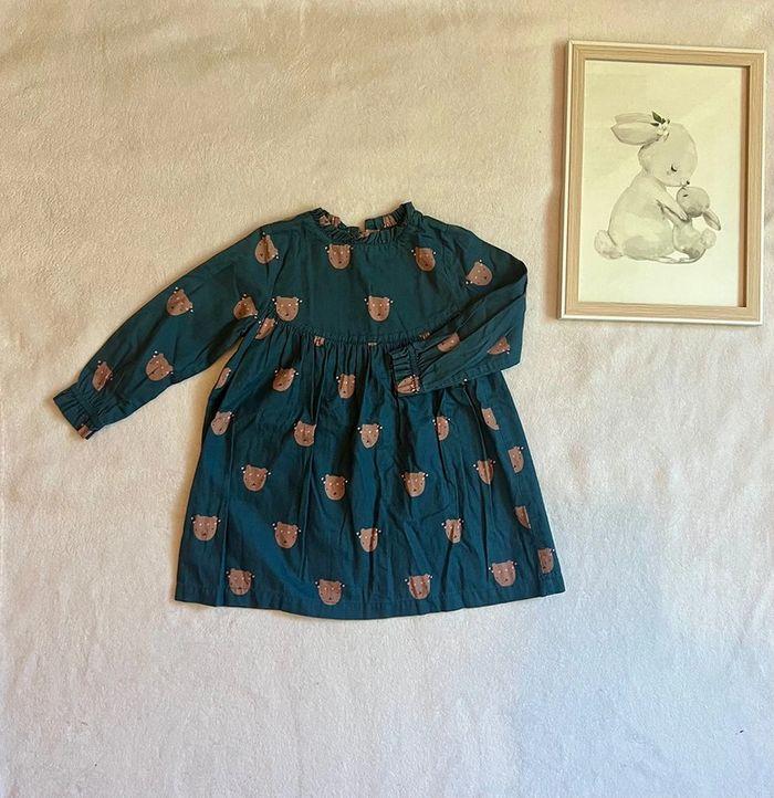 Robe « ours » Filou & Friends bleu taille 18-24 mois / 86 cm - photo numéro 1