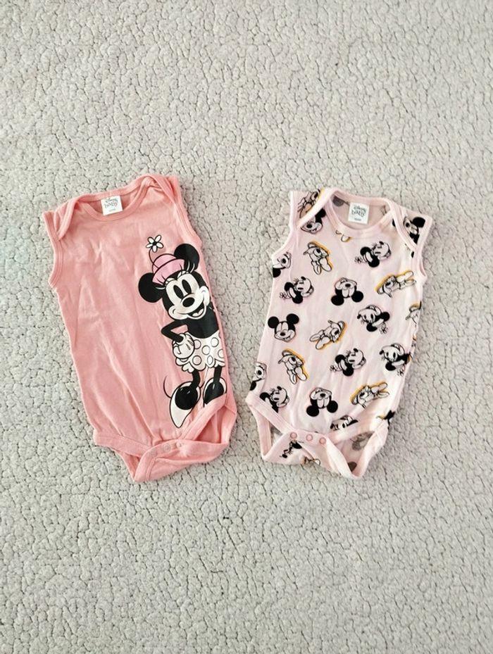 Lot de 2 bodies sans manche T6M Disney Baby - photo numéro 1