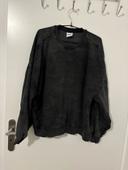 Pull noir délavé bershka taille 36