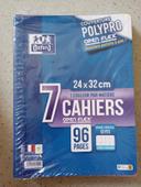 Cahiers oxford polypro 24x32