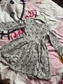 Robe h&m 2/4 ans manche longues