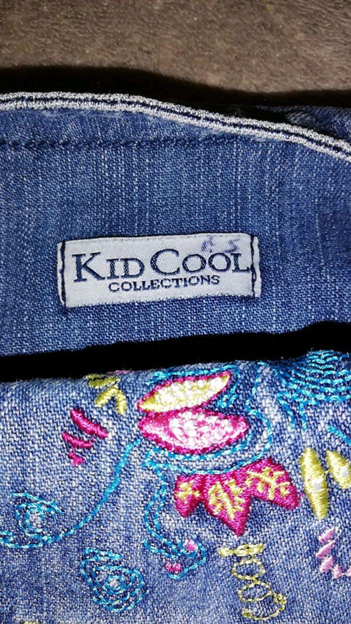 Combishort Jean 6 mois fille Kid Cool - photo numéro 3