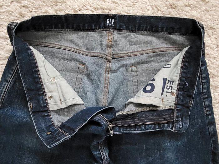 Jean droit bleu foncé Gap Taille 42 - photo numéro 6