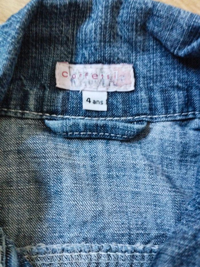 Veste en jeans 4 ans - photo numéro 3