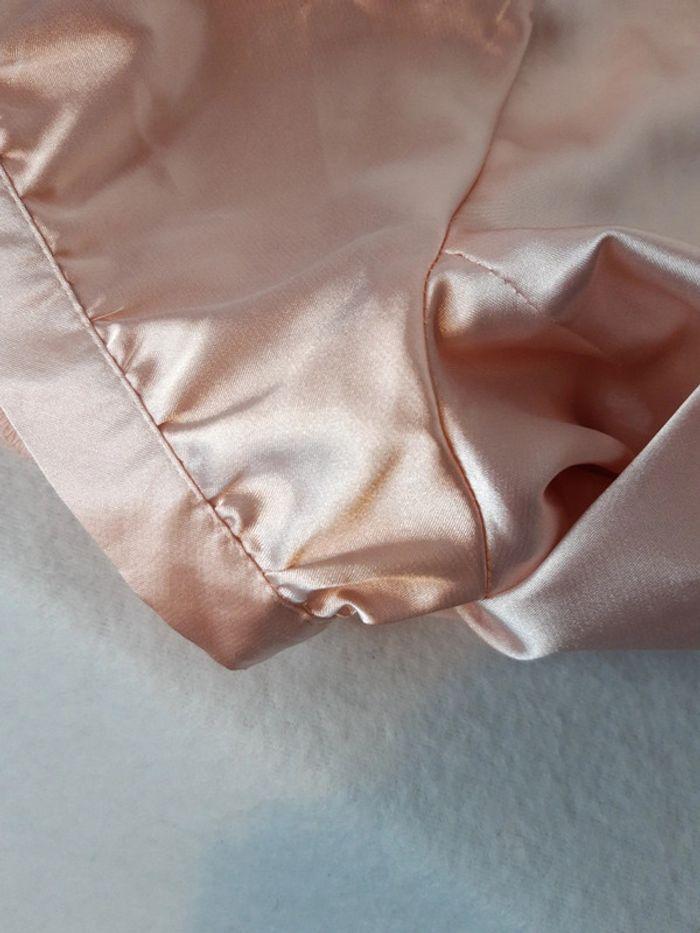 Chemise blouse marque city taille 36 S rose poudré métallisé - photo numéro 16