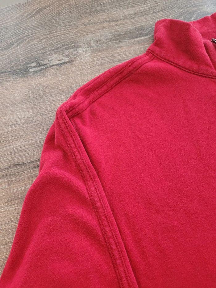 Quart Zip POLO Ralph Lauren Sweat Zippé Logo brodé Taille XL Rouge - photo numéro 3