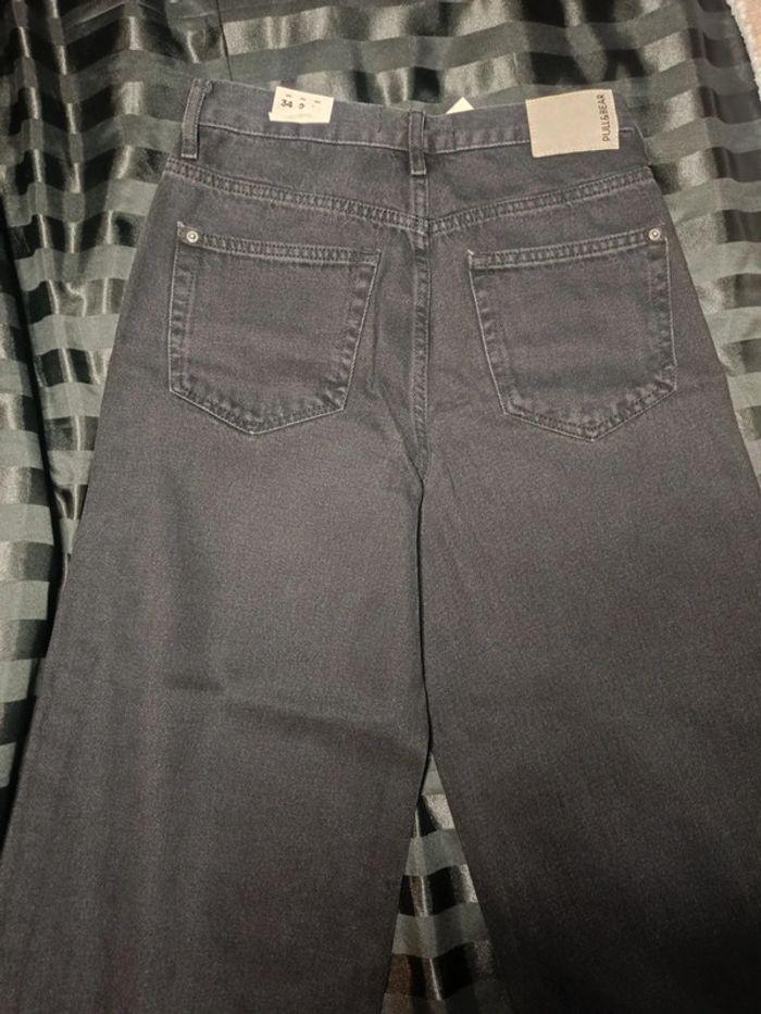 Vente jean noir large en bas- taille 34-neuf - photo numéro 4