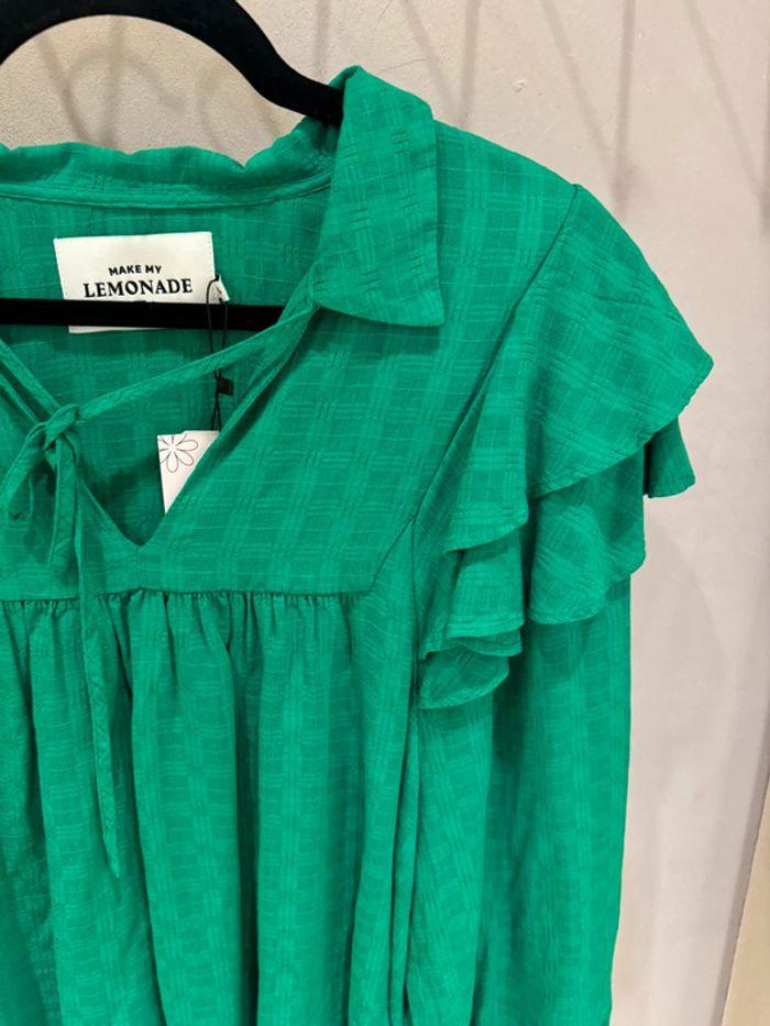 Blouse Make My Lemonade Emma Super Green Taille 44 - photo numéro 5