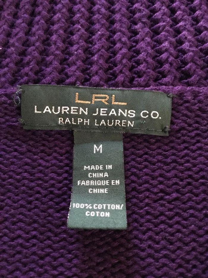 Pull hiver pour femme Lauren jeans co Ralph Lauren violet taille M 100 - photo numéro 4